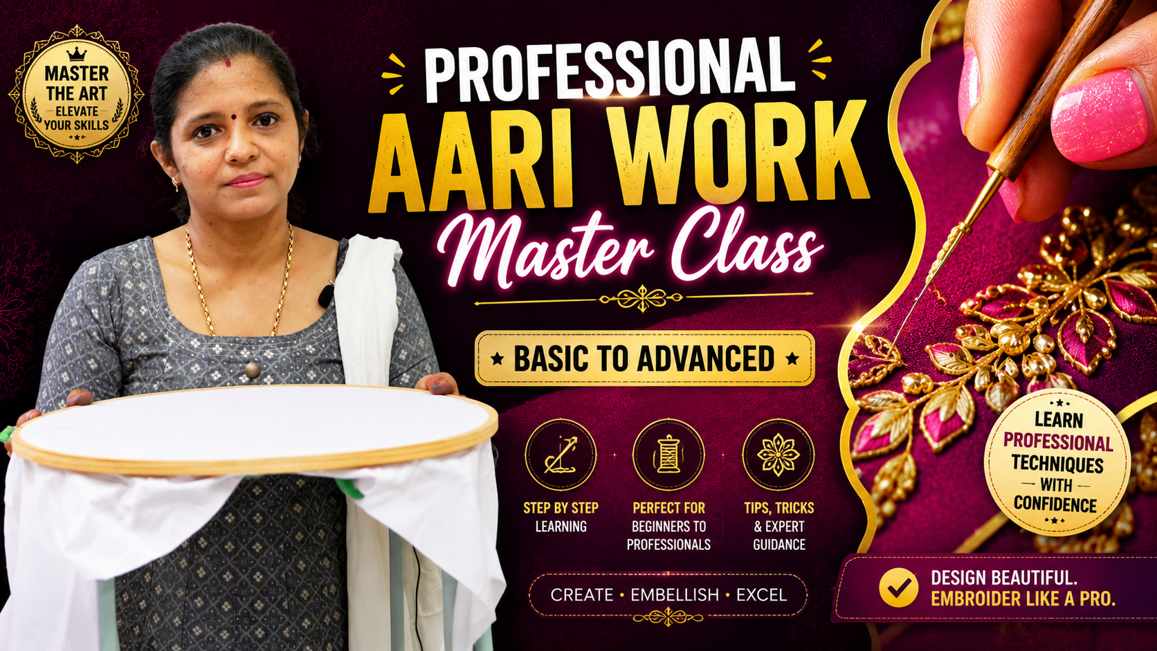Professional Aari work Master Class