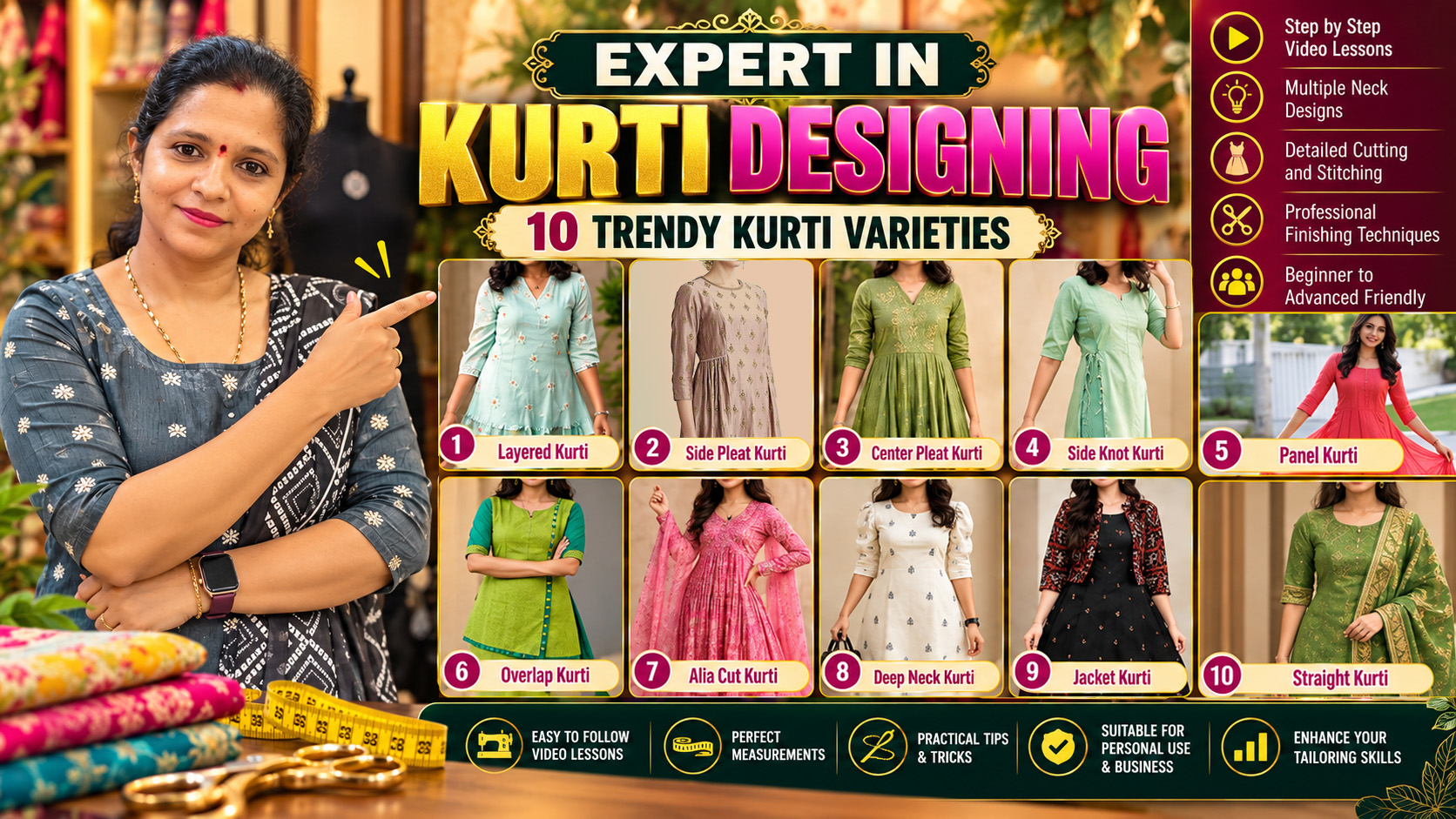 Expert in Kurti Designing